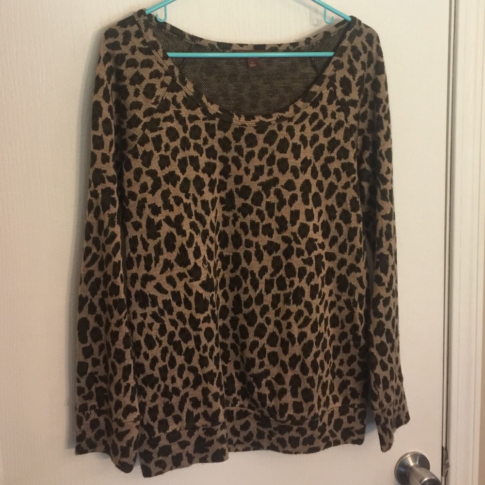 Leopard Print Sweater